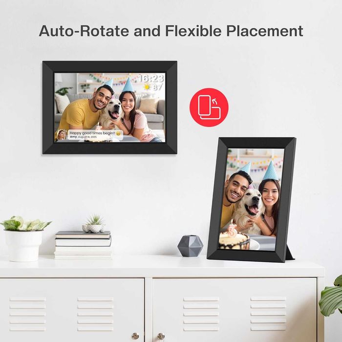 Frameo 10.1" Смарт дигитална фоторамка – WiFi, Touch Screen 32GB памет