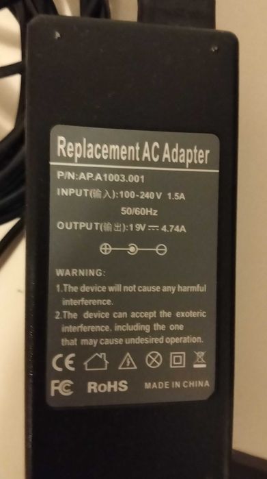 Alimentator Incarcator laptop 19V, 4,74A 90W