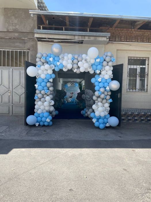 Шарики оформление и бантики