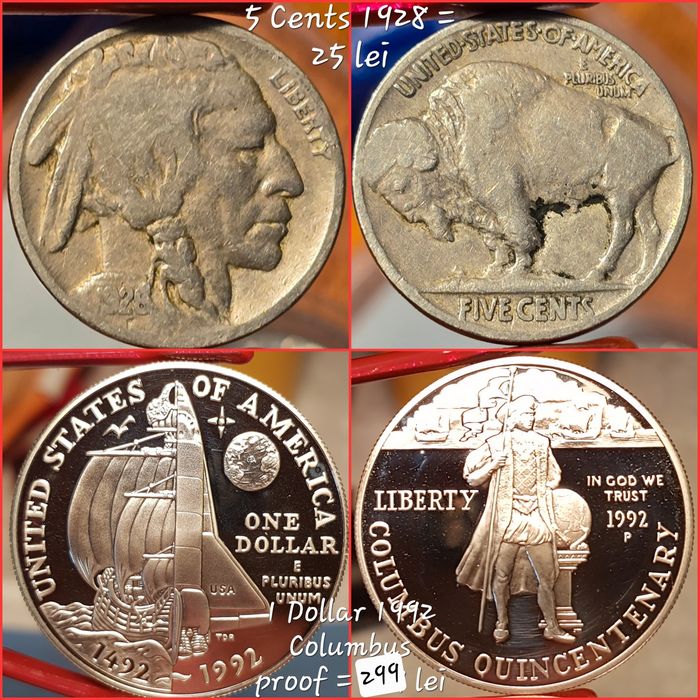SUA Vechi Morgan Peace Dollar monede argint 90%