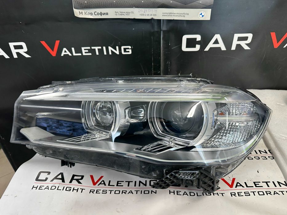 Фар фарове ляв xenon BMW X5 F15 X6 F16 far farove БМВ Х5 Ф15 Х6 Ф16
