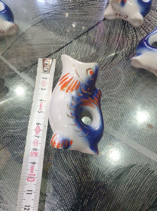 Порцеланов СССР сервиз рибки