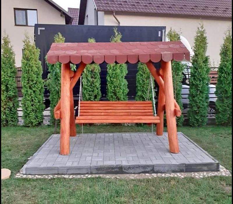 Leagan din bile de brad / balansoar copii