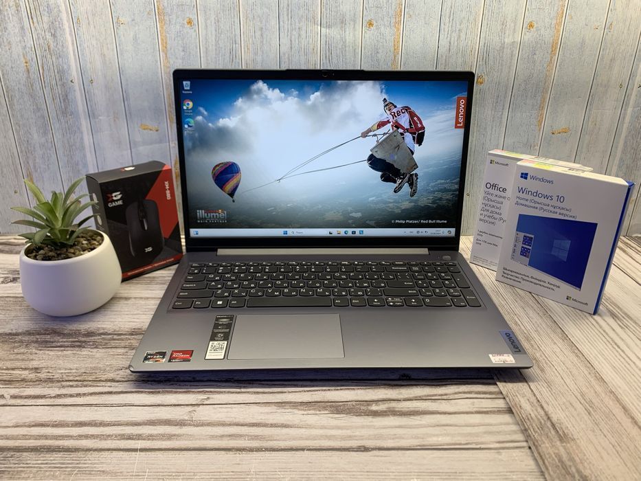 Ноутбук для работы IdeaPad 3 | Ryzen 5-5625U | 8GB | 512GB SSD