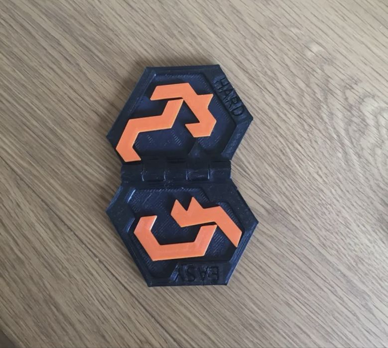 3D Пъзел с 2 нива на трудност: Easy-Hard