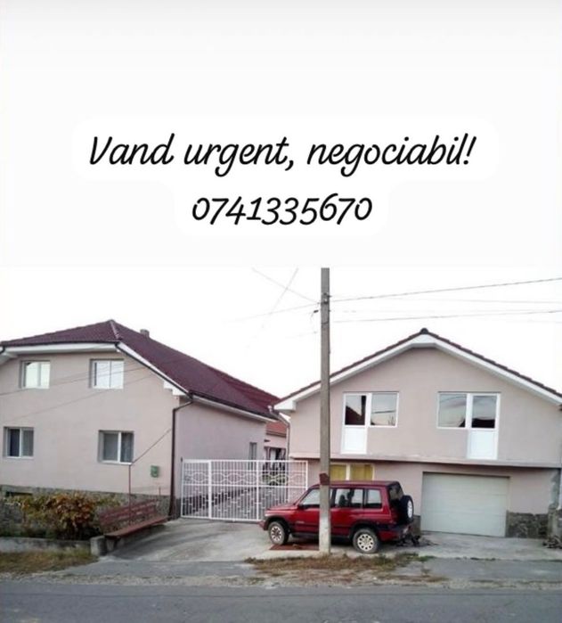 Vand Casa la tara (3 constructii : 1500mp) cu 80.000€  sau Loc de casa 1100mp.-16.500€ | Negociabil ambele