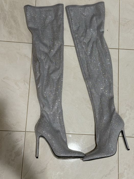 Уникални ботуши Asos 40 с камъни