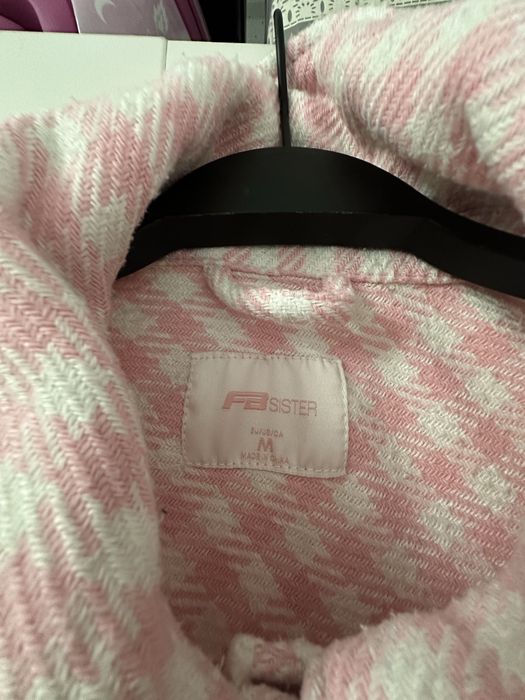 Пепитена розова риза- яке New Yorker FB Sister M размер