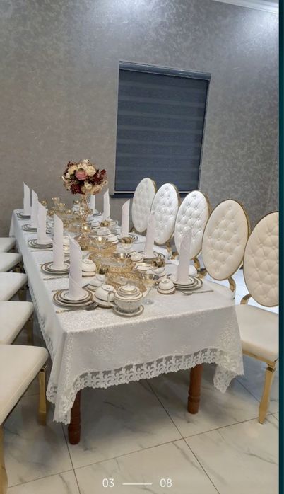 Прокат стол стул посуда Prakat stol stul chinni