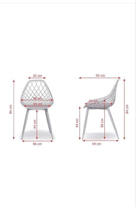 Scaune bej polipropilena terasa, reataurant, bar