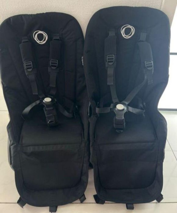 Carucior gemeni bugaboo donkey 5  set 3in1 cu scaune auto