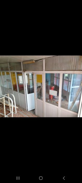 Витраж из металлопластика