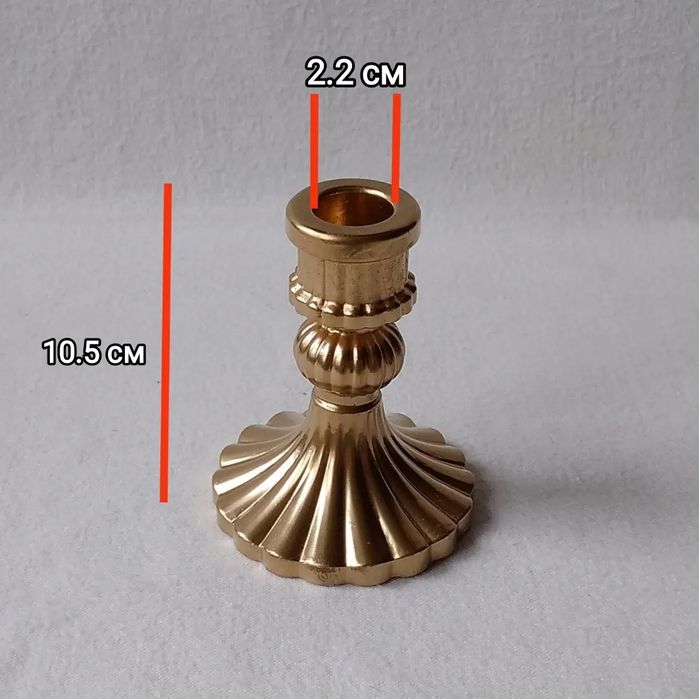 Подсвечники "Classic Gold Slim"