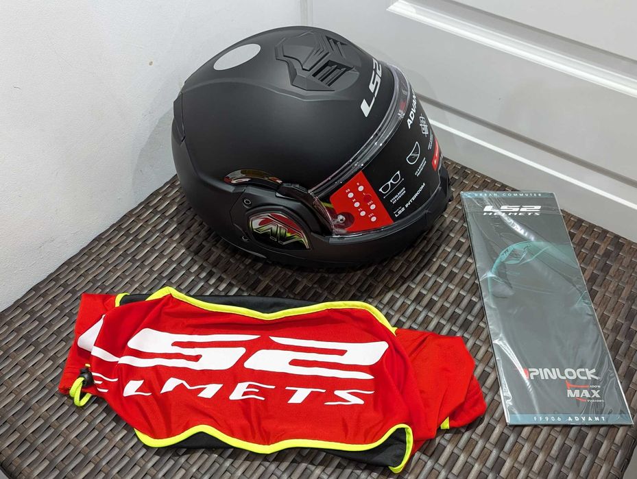Casca moto LS2 Advant, marime M si L - flip-back, ochelari