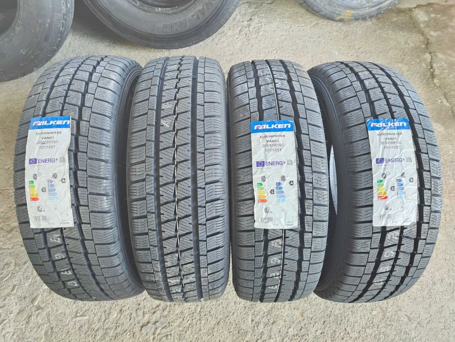 4 Нови зимни бусови гуми 205/65R16C Falken EuroWinter VAN01 107/105T
