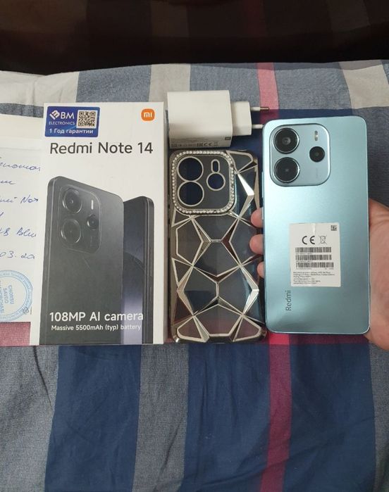 Redmi Note 14 8+8/128GB Green Original Igravoy 2025 Karobka Yaxshi Zor