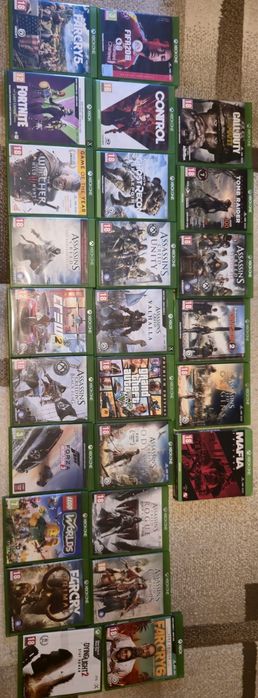 Xbox One X 1TB + Controller + 25 Jocuri fizice (Se pot vinde separat)