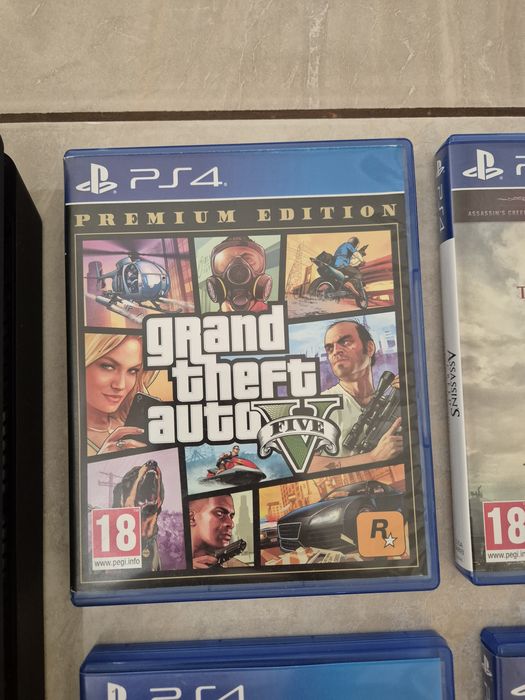 PS4 Slim + 2 джойстика + 10 ТОП ИГРИ (ПОДАРЪК FIFA!)