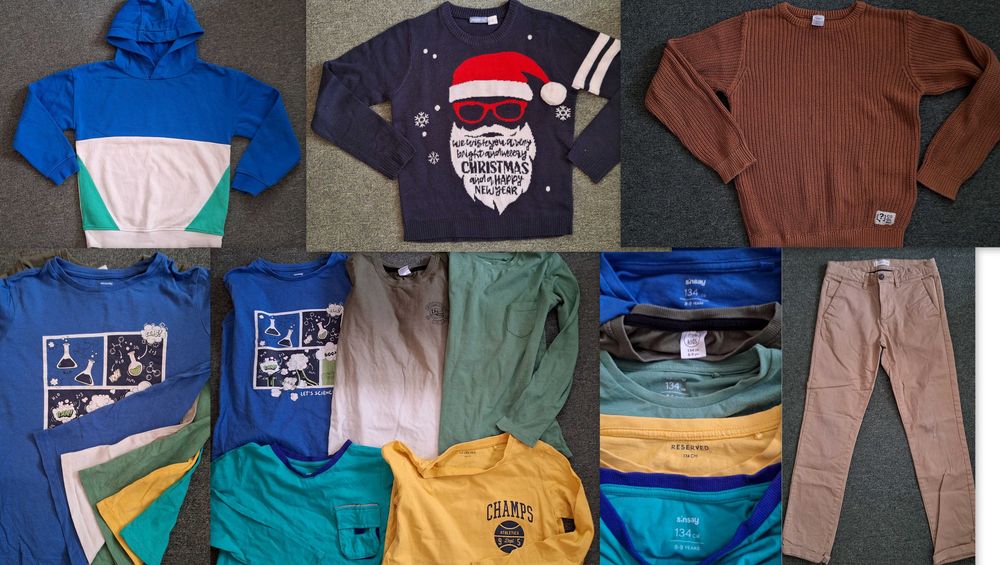 Яке, дънки, блузи 8-9 г - 120 лв