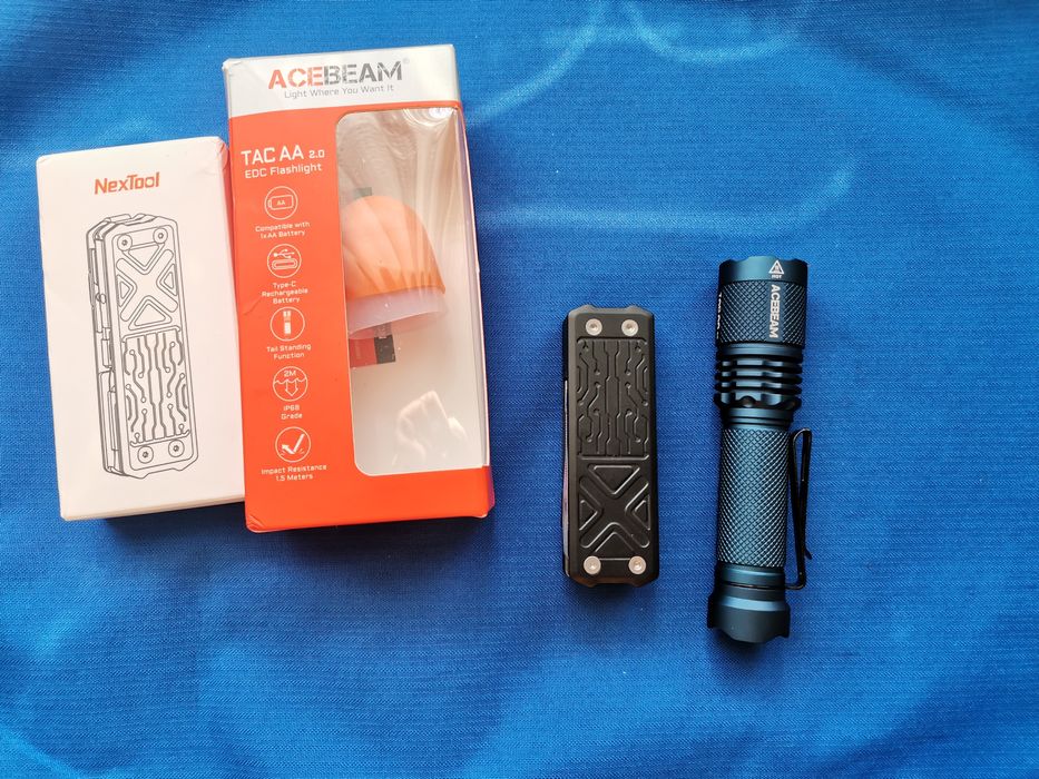 НОВА ЦЕНА Джобен фенер Acebeam TAC AA 2.0