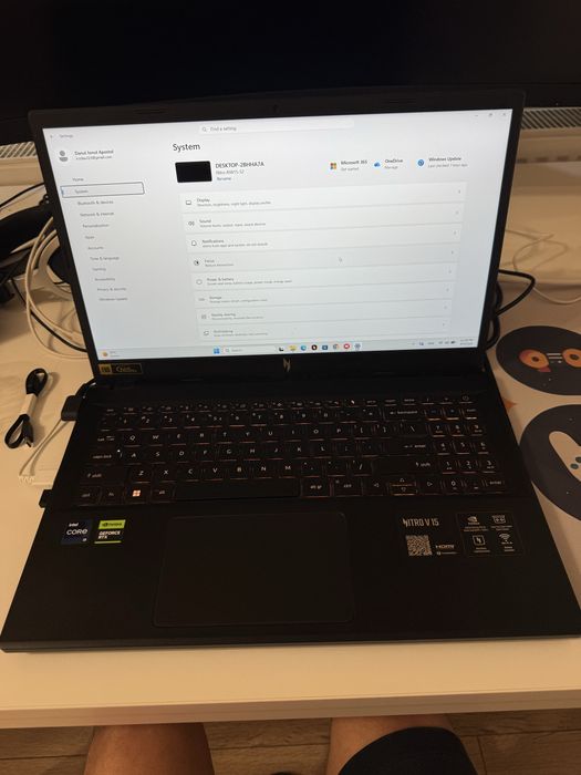 Acer nitro v15 i9 13900 , rtx 5060 cu garantie