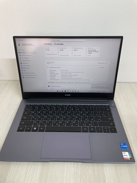 Ноутбук Huawei i5-1135G7 рассрочка каспи