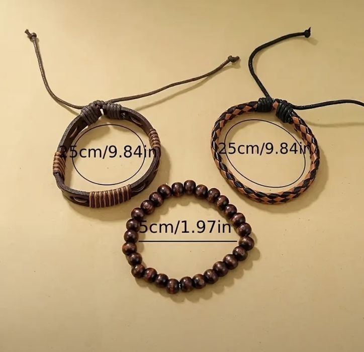 4 шт. Мужские деловые кварцевые часы soat watch кожаные и браслети