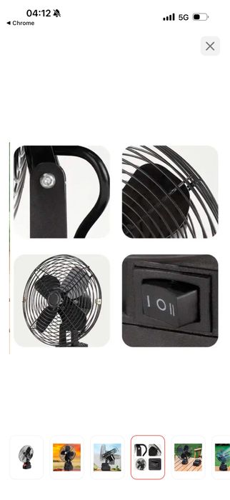 Фентилятор универсальный, для похода и дома