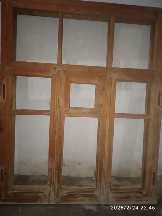 Окна рама из материала берёза