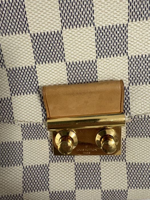 Оригинална дамска чанта Louis Vuitton – Damier Azur