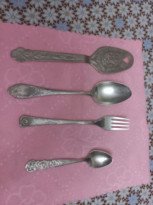 Столовые приборы. Мельхиор. СССР