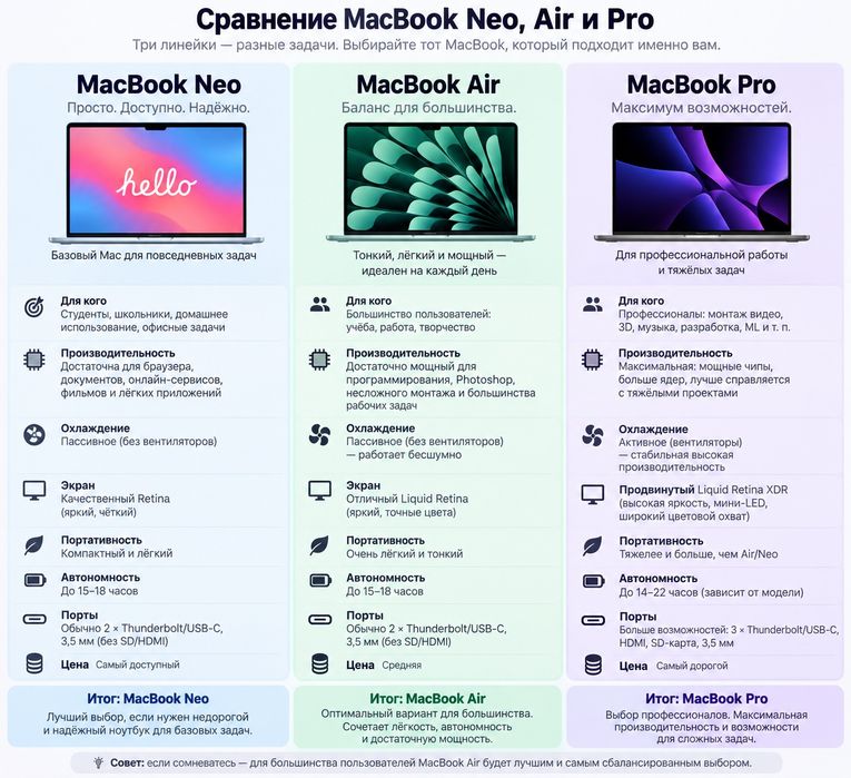 Macbook Neo. Макбук нео Оригинал 256, 512гб
