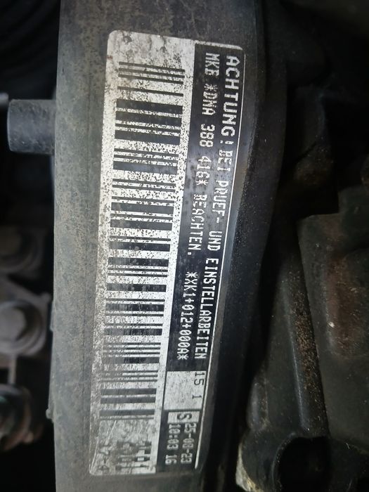 Motor vw t6 t6.1 cod DNA
