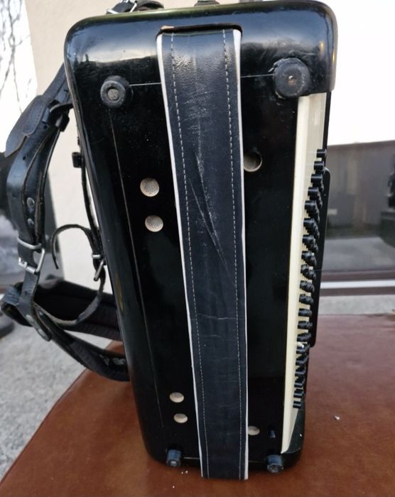 Acordeon Parrot cu 80 de bași negru