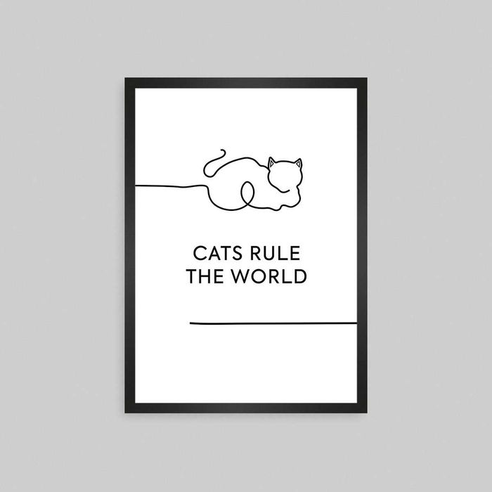 Line art постери в рамка