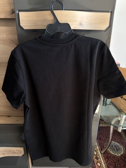 Tricou negru Polo Ralph Lauren, din bumbac 100%, logo brodat pe partea din fata, nou fara eticheta, masura M
