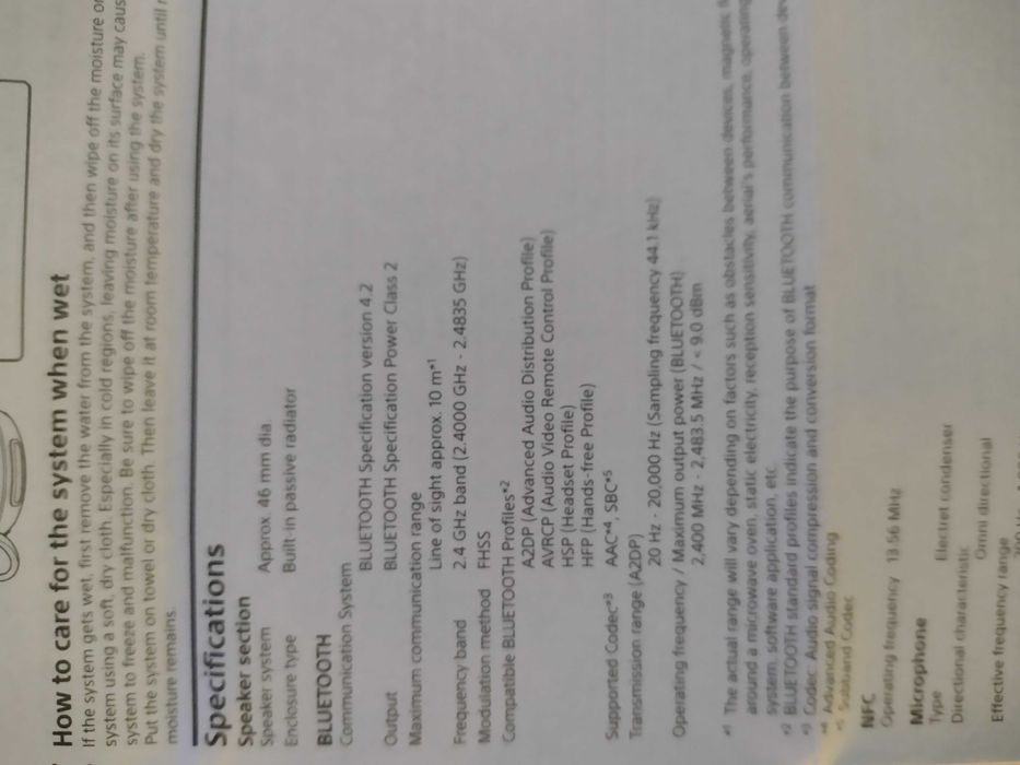 Sony Bluetooth speaker