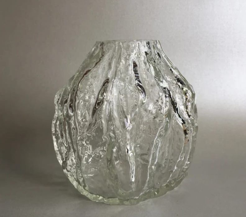 Ваза ледена топка минимализъм скандинавски дизайн Ice Ball  супер !