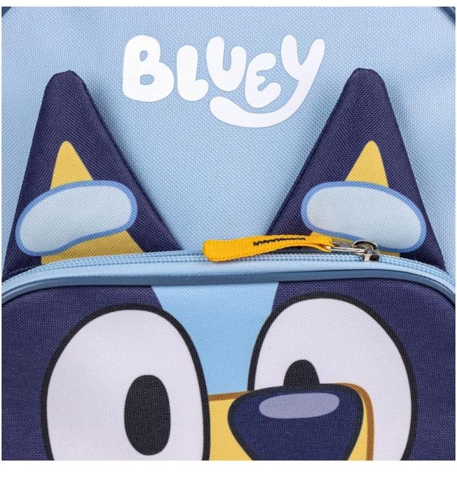 Ghiozdan gradinita NOU, CU ETICHETA, , Bluey, 15 x 30 x 10 cm