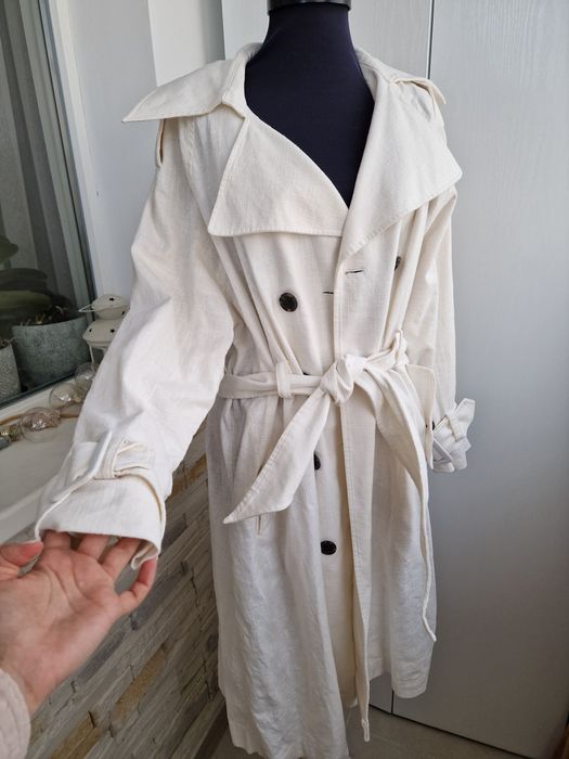 Trench H&M din in ivory