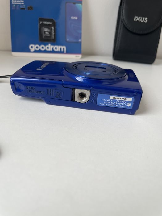 Aparat Foto Digital CANON IXUS 190 Blue 20.0MP 10X Optical Zoom CCD Sensor