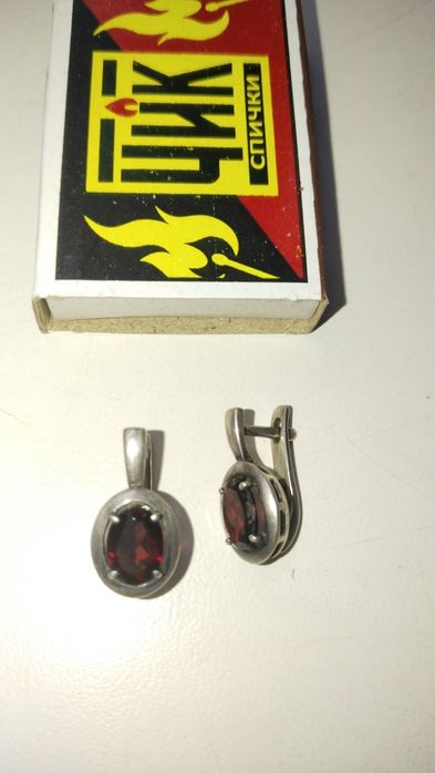 Серьги серебряные