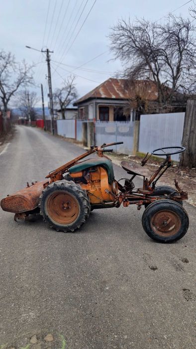 Motocultor pasquali diesel cu freza si volan