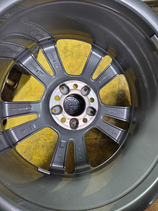 Jante Aliaj 5x112 18'' OEM Mercedes 7.5J ET 44 - Mercedes A-Class W177 CLA GLA V-Class C-Class W205 W206 + Senzori OEM Mercedes