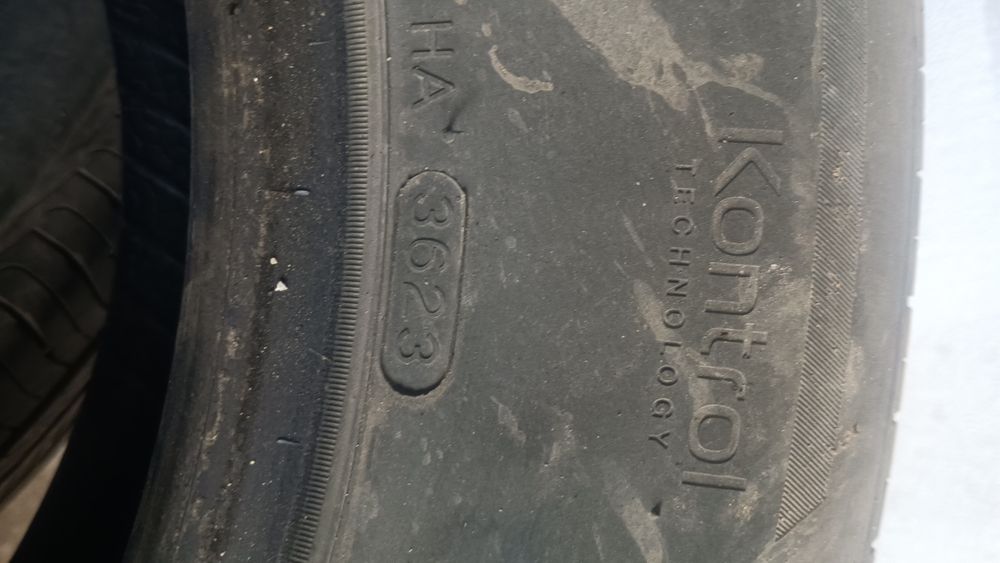 Комплект летних шин.  Hankook