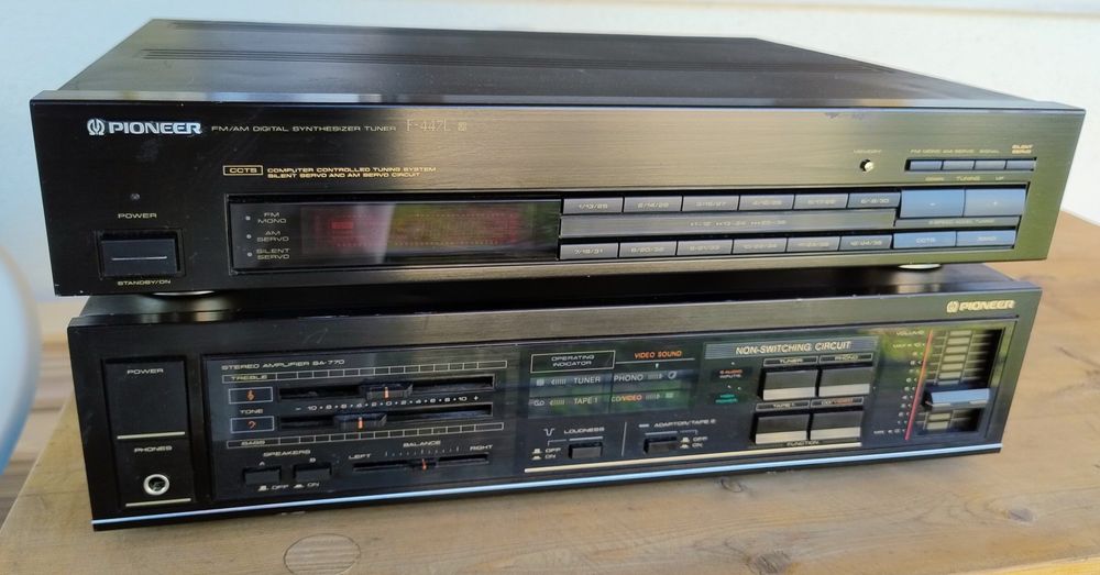 Pioneer F-447L + Pioneer SA-770 / Vintage Hi-Fi комплект