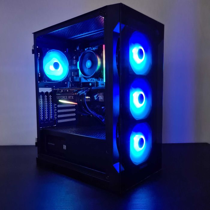 Компютър За Игри! RTX 5060, AMD Ryzen 5 5600, SSD 500GB, 16 RAM