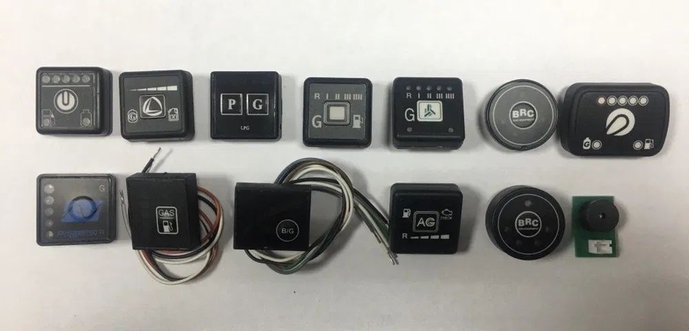 Кнопка переключения Газ-Бензин