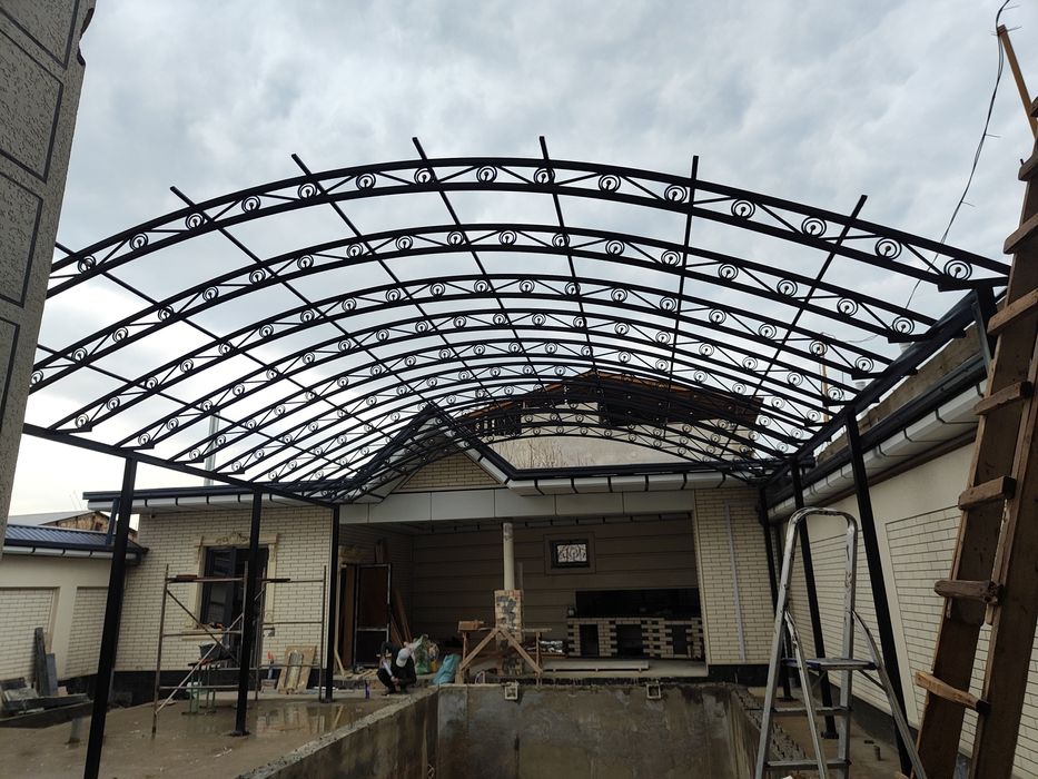 Решетка, Забор , Лестницы,Перилла ,Навеси