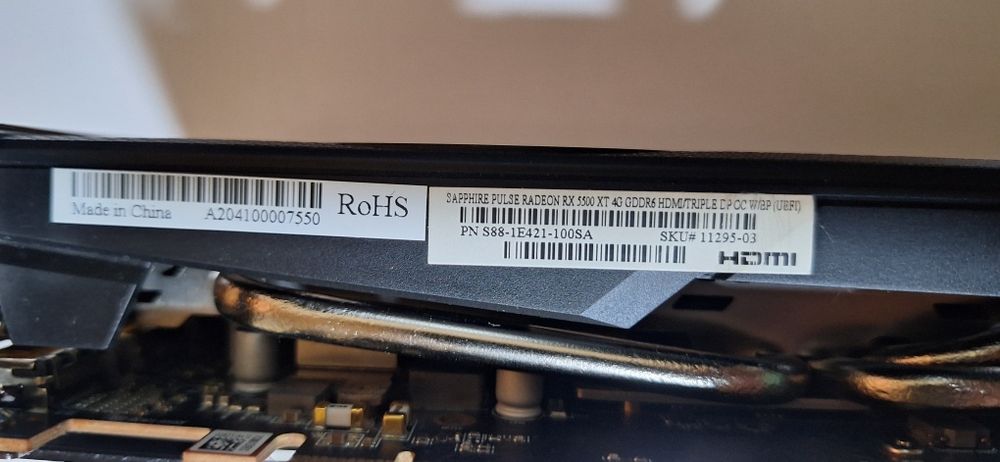 Placa video Rx 5500 Xt 4gb